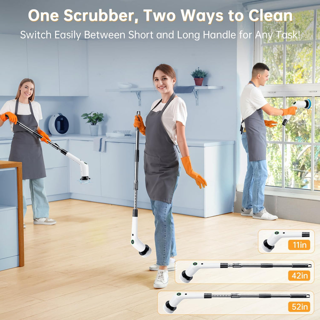 PowerSpin Electric Cleaning Brush – Effortless Scrubbing in Seconds