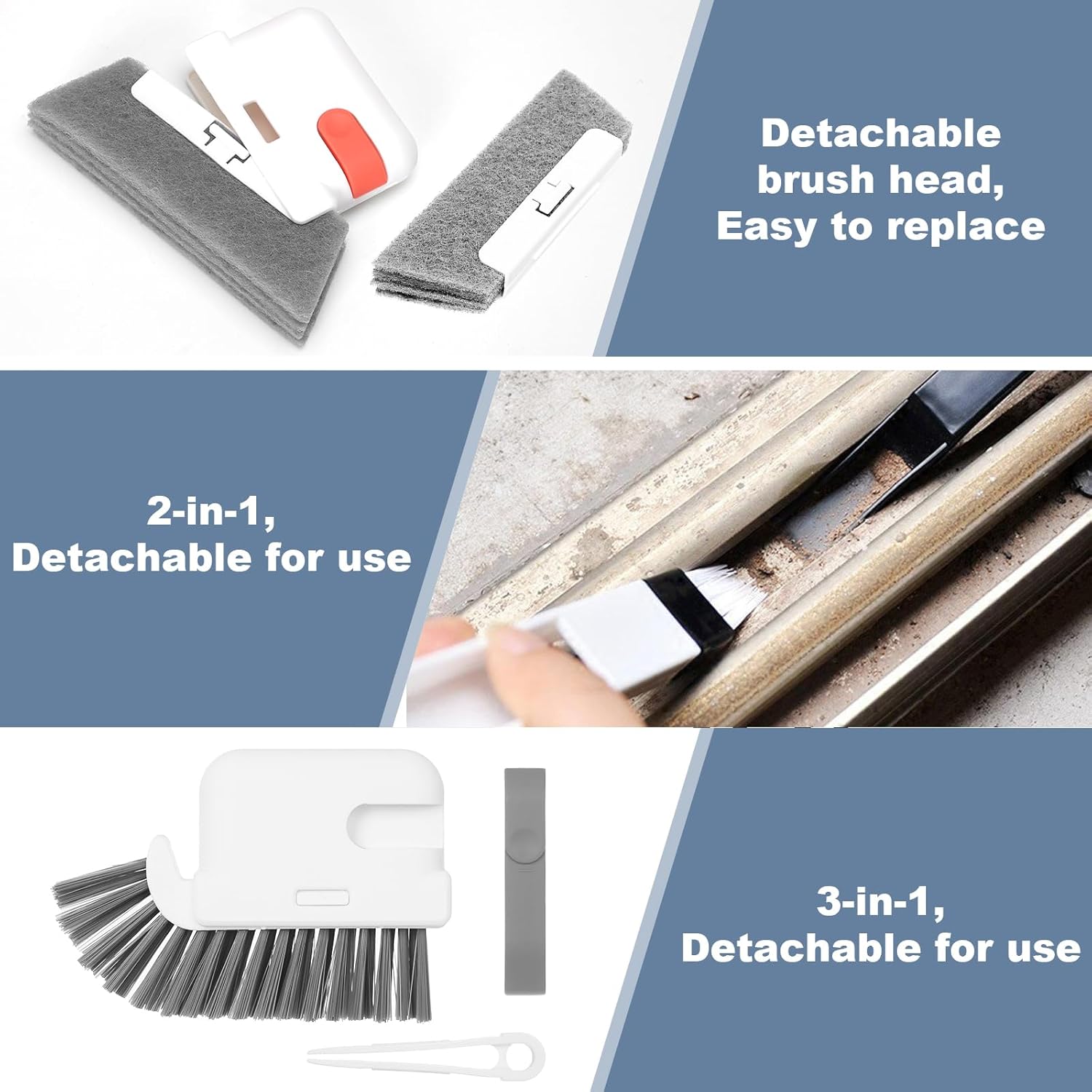 Window Track Cleaning Brush – Remove Hidden Dirt in Seconds