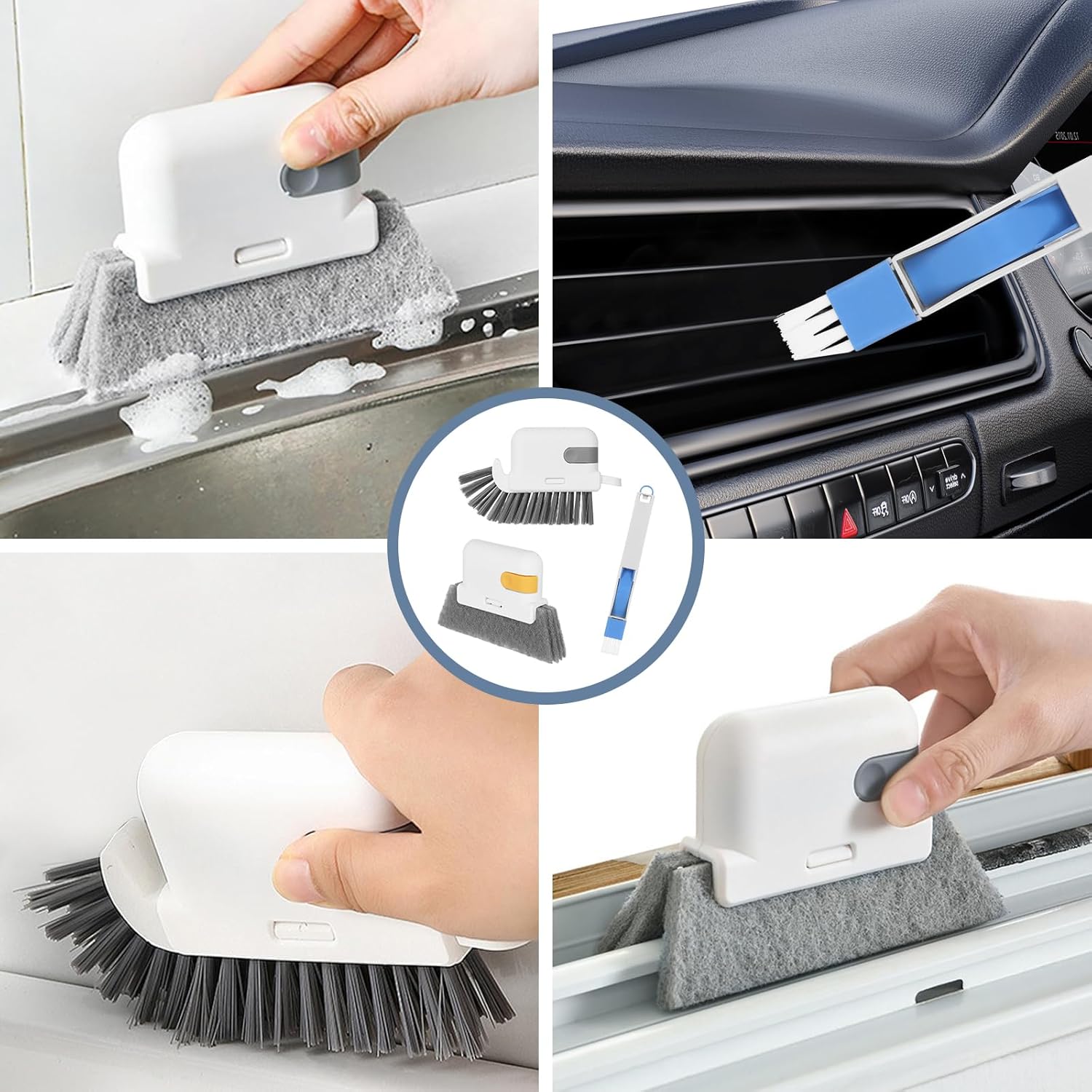 Window Track Cleaning Brush – Remove Hidden Dirt in Seconds
