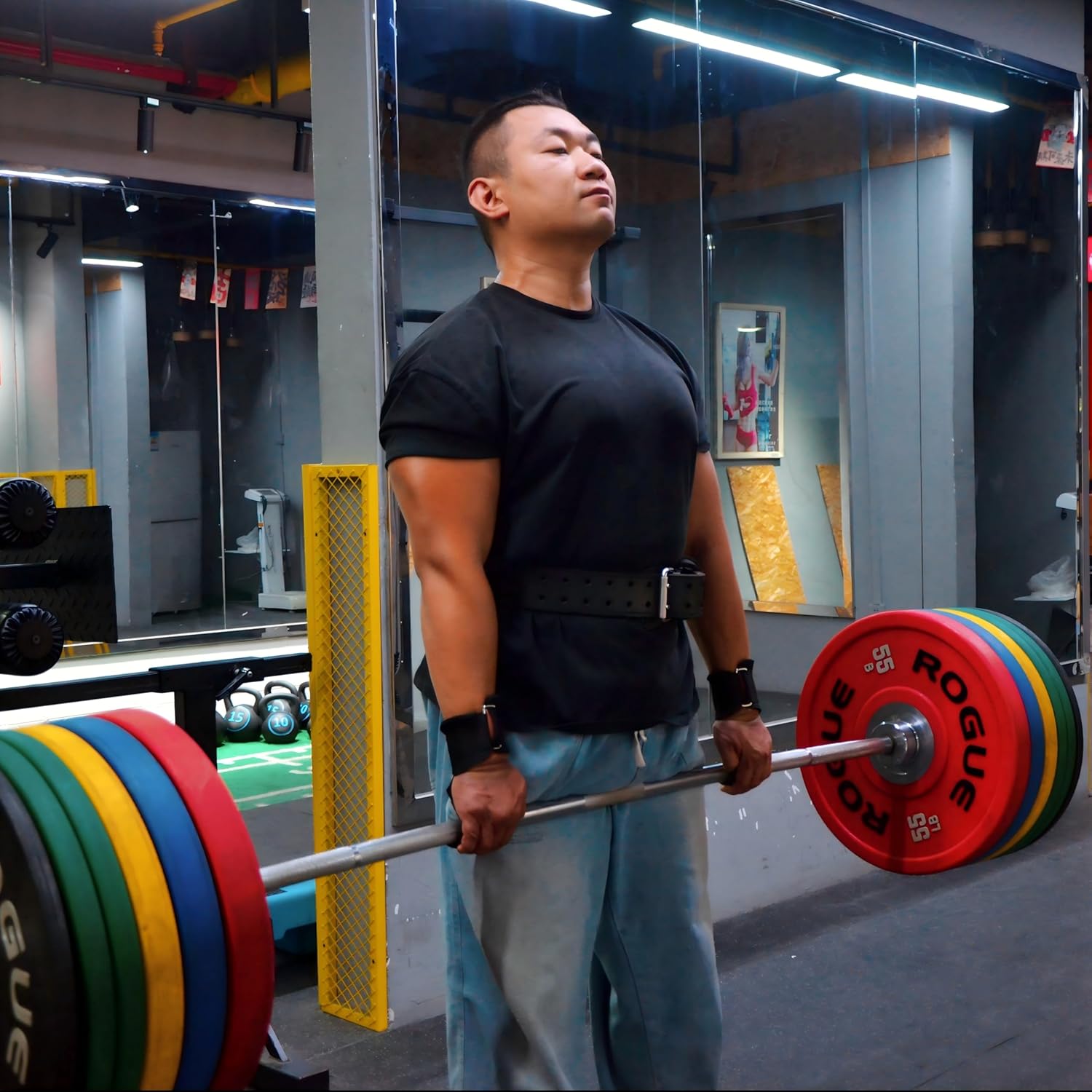 Heavy Duty Lifting Straps with Wrist Support