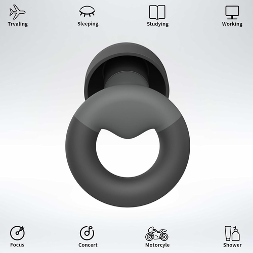 Focus Mode Noise Blocking Earplugs for Deep Work & Study (ADHD Friendly)