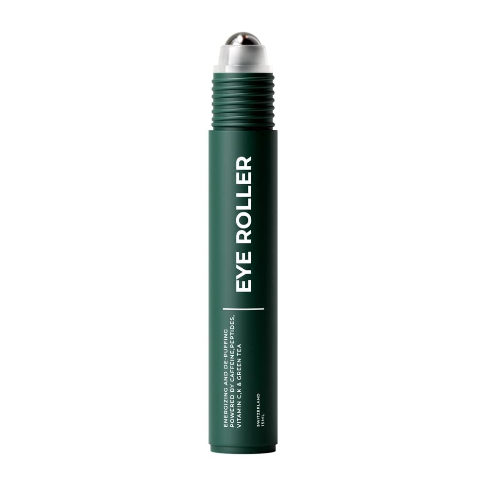 Cooling Under Eye Roller with Caffeine | Depuffing Eye Serum Roller | Refresh & Hydrate