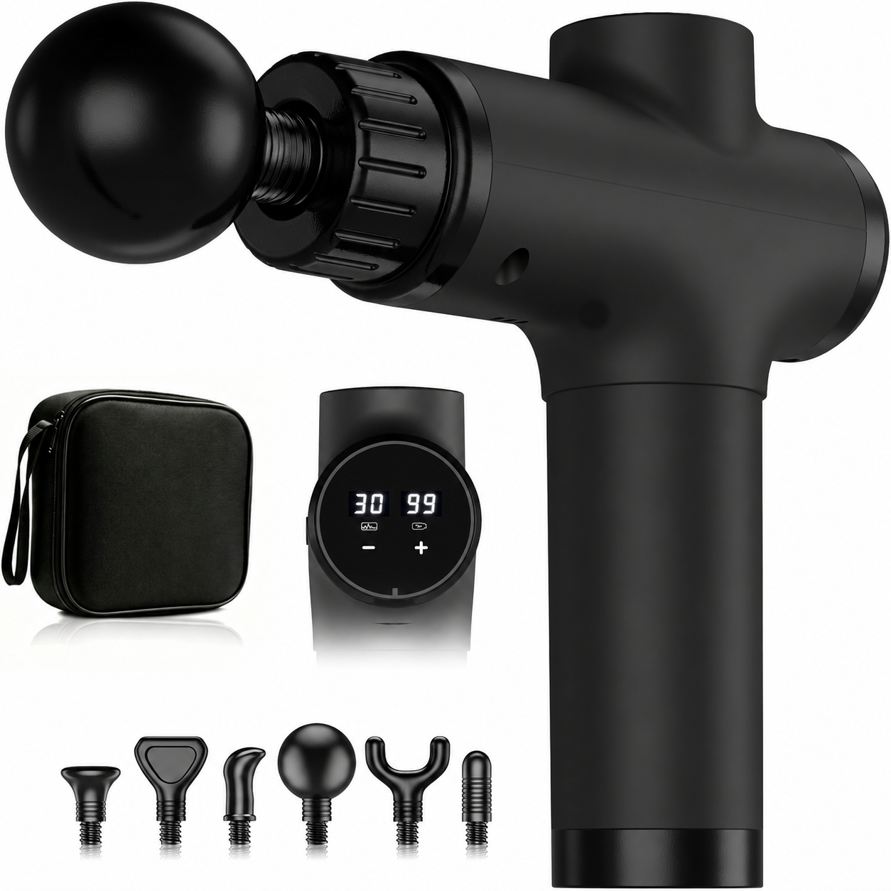 Mini Massage Gun | Portable Deep Tissue Muscle Massager | Quiet Rechargeable Recovery Device