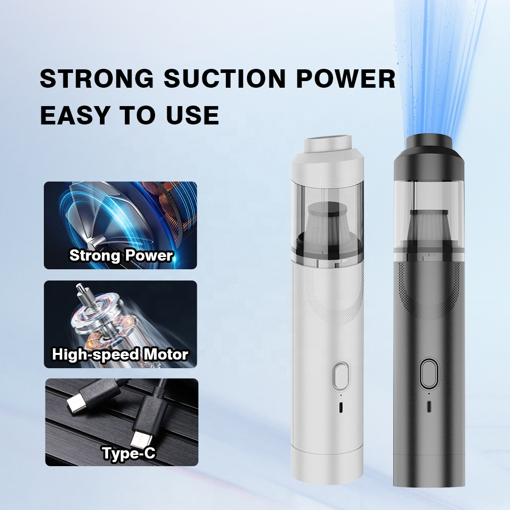Cordless Handheld Vacuum Cleaner | Portable Mini Vacuum for Car, Home & Office | USB Rechargeable