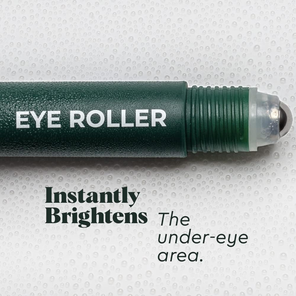 Cooling Under Eye Roller with Caffeine | Depuffing Eye Serum Roller | Refresh & Hydrate