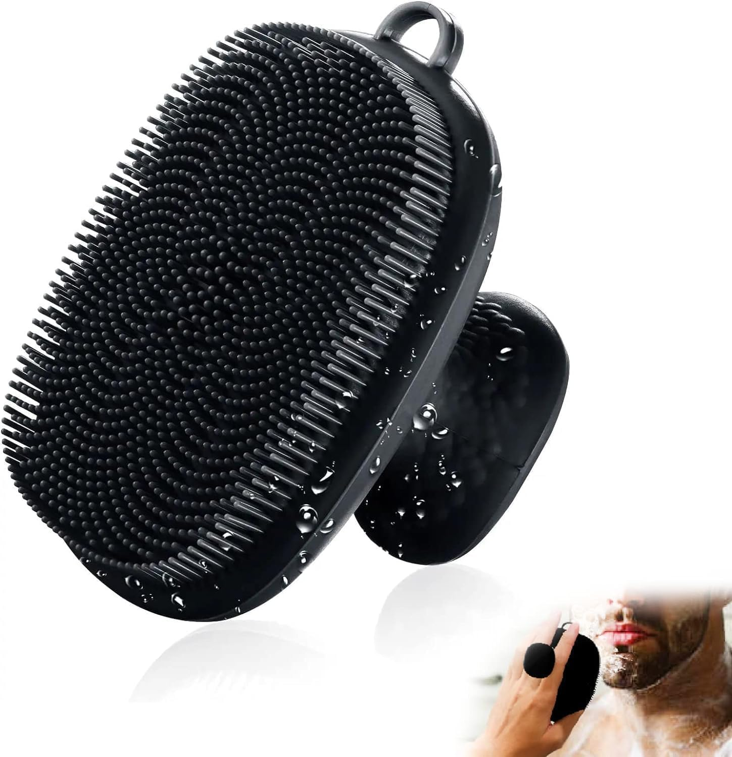 Silicone Facial Cleansing Brush | Rechargeable Deep Clean Face Scrubber | Gentle Exfoliating Skincare Tool